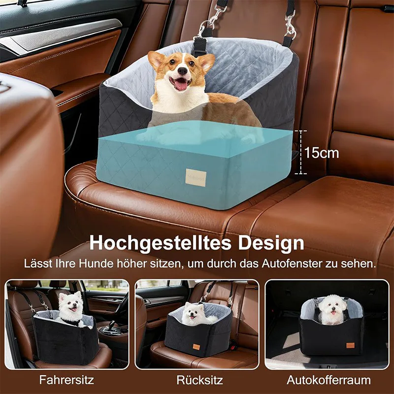 Pet Car Carrier Bed