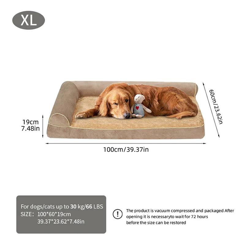 Crystal Velvet Pet Bed